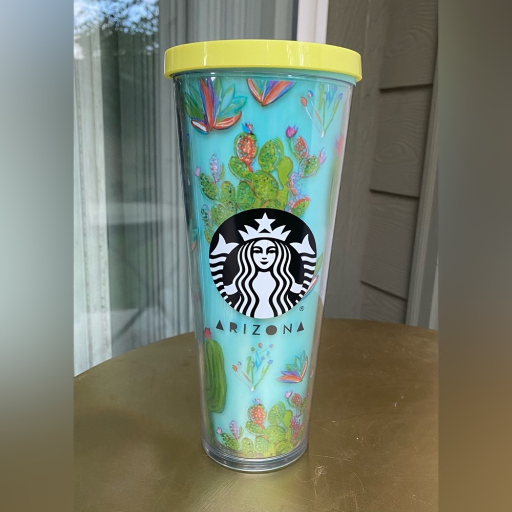 Starbucks Arizona Cactus Pattern Venti 24 oz. Cold Cup/Tumbler